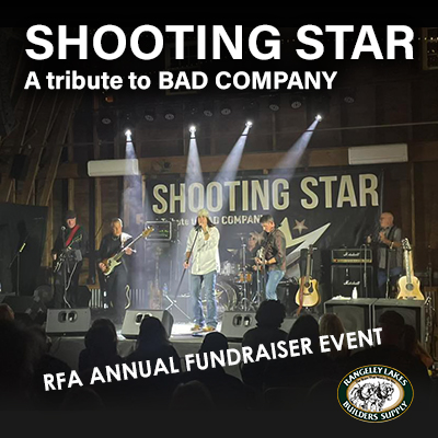 2026 RFA Annual Fundraiser, Shooting Star, a tribute to Bad Company